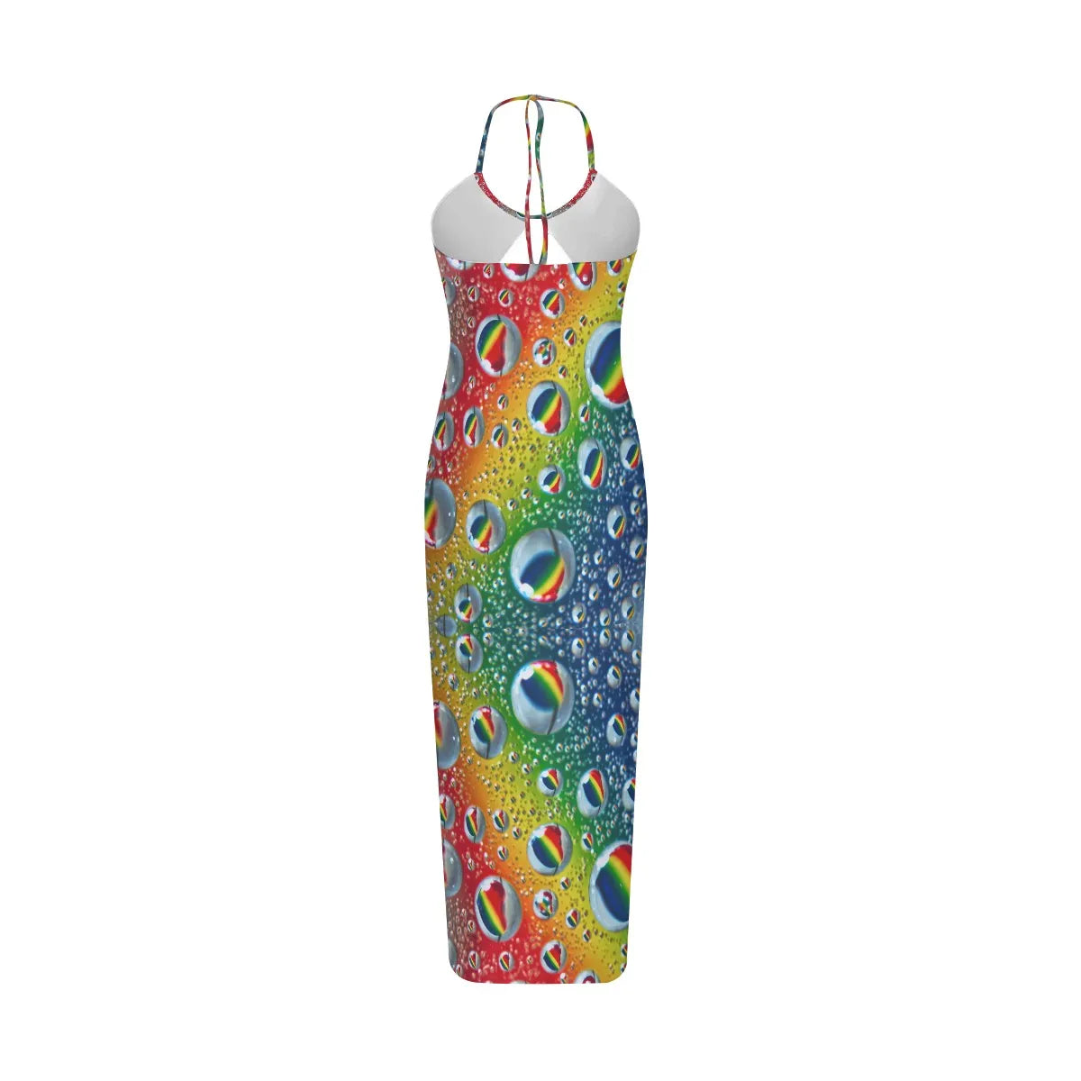 Multi Colour Print Maxi Dress