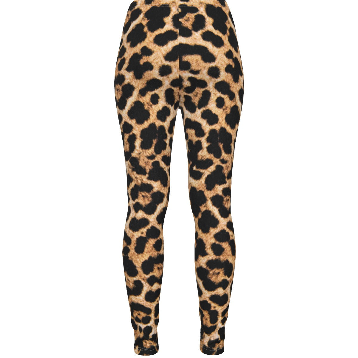 Leopard Print Ripped Leggings