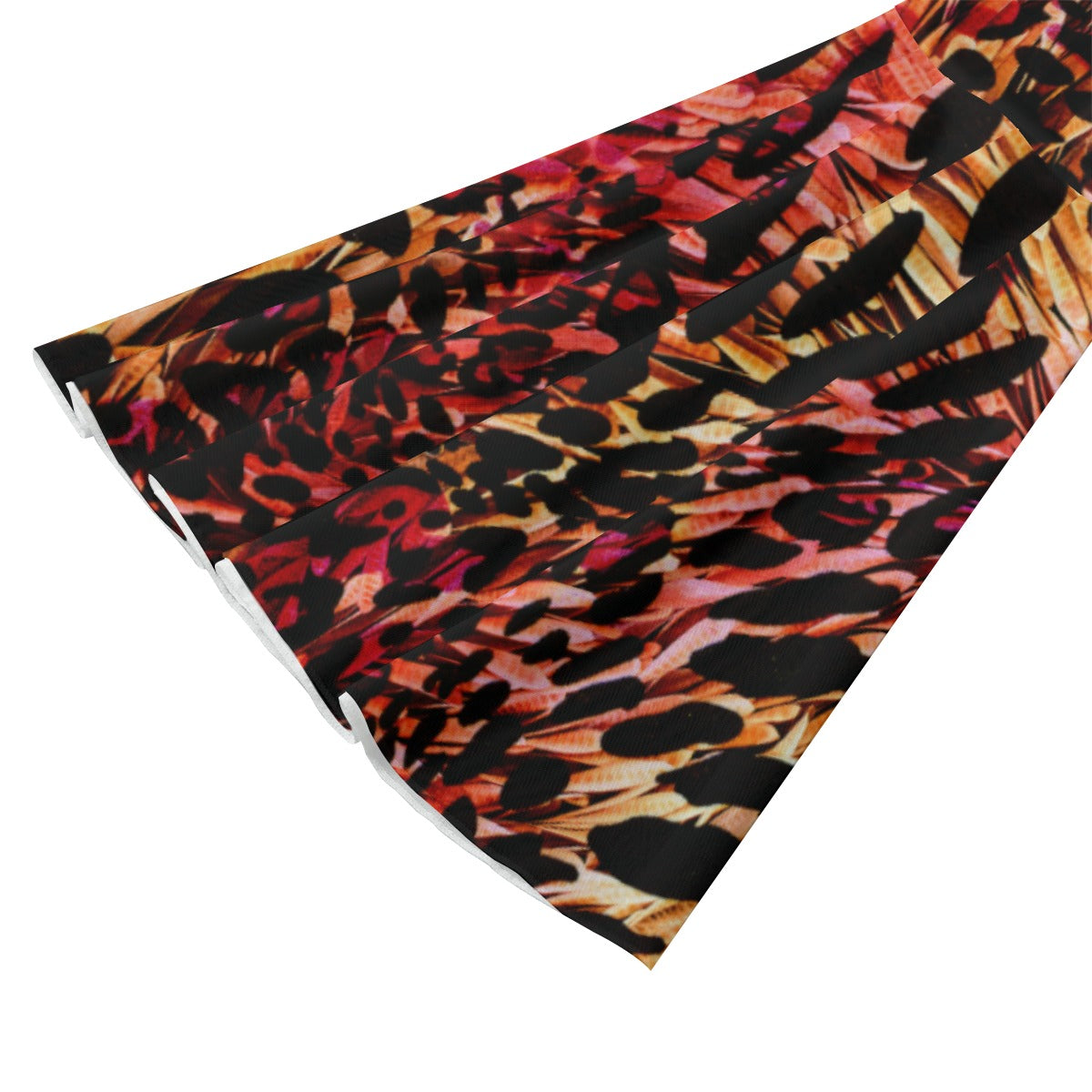Red Animal Print Blouse