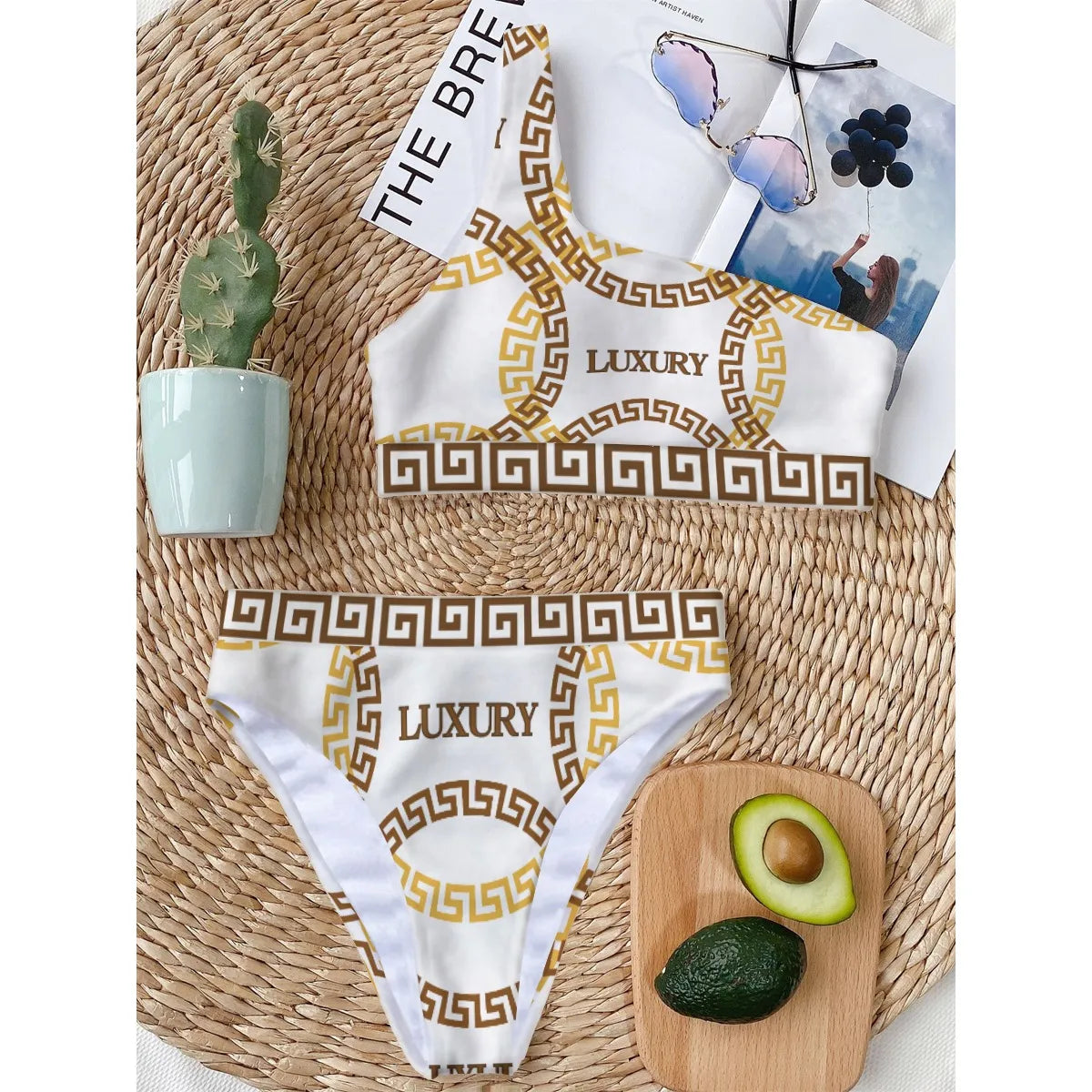 Luxury White Bikini Set