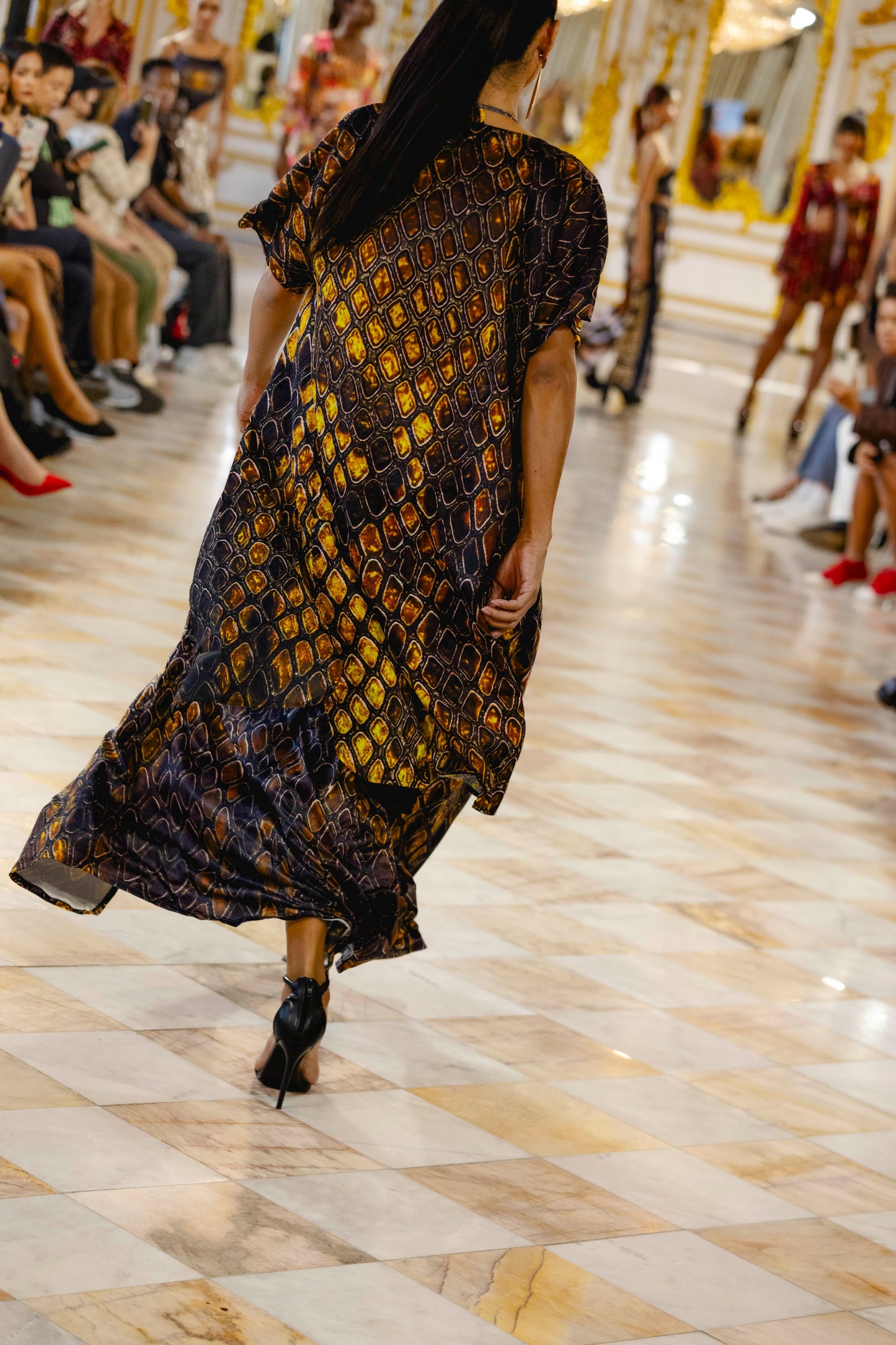 Snakeprint Medusa Robe