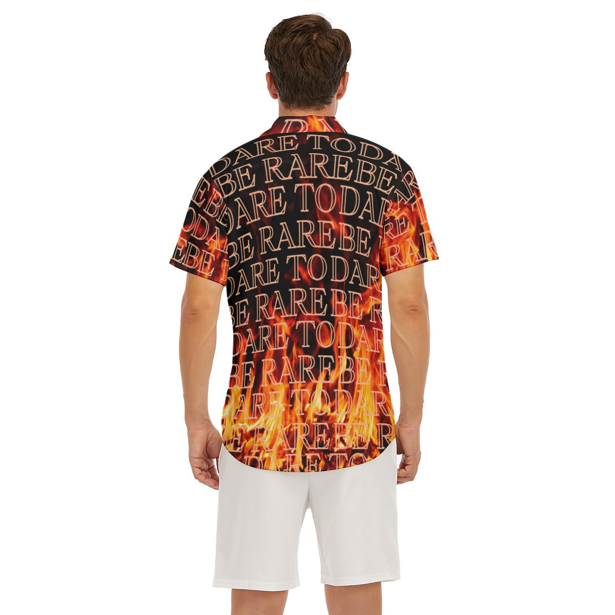 DTBR Text Buttoned T-shirt