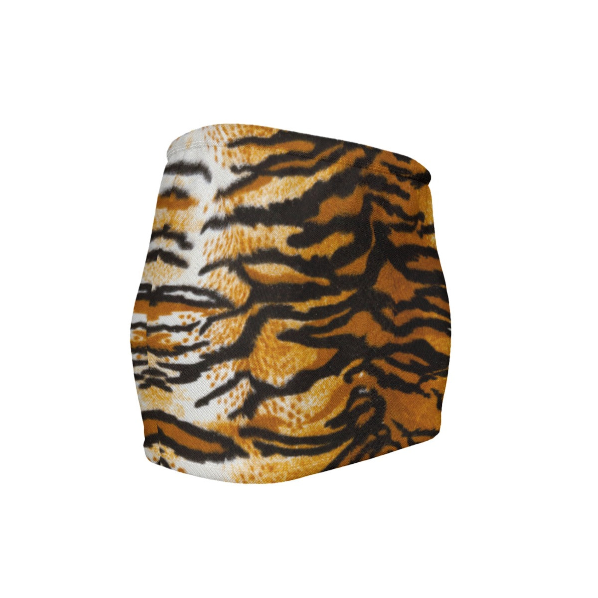 Zebra Print Slinky Mini Skirt