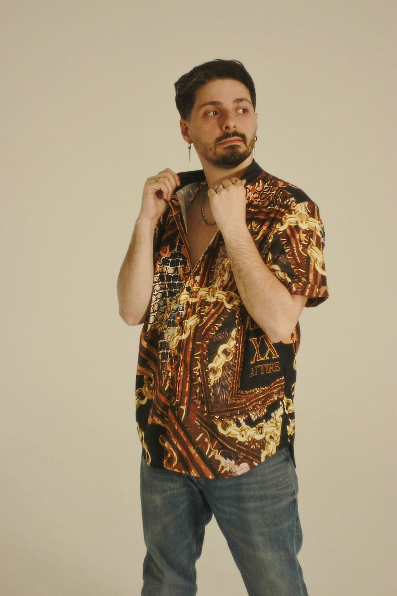Luxury Chain Design Shirt