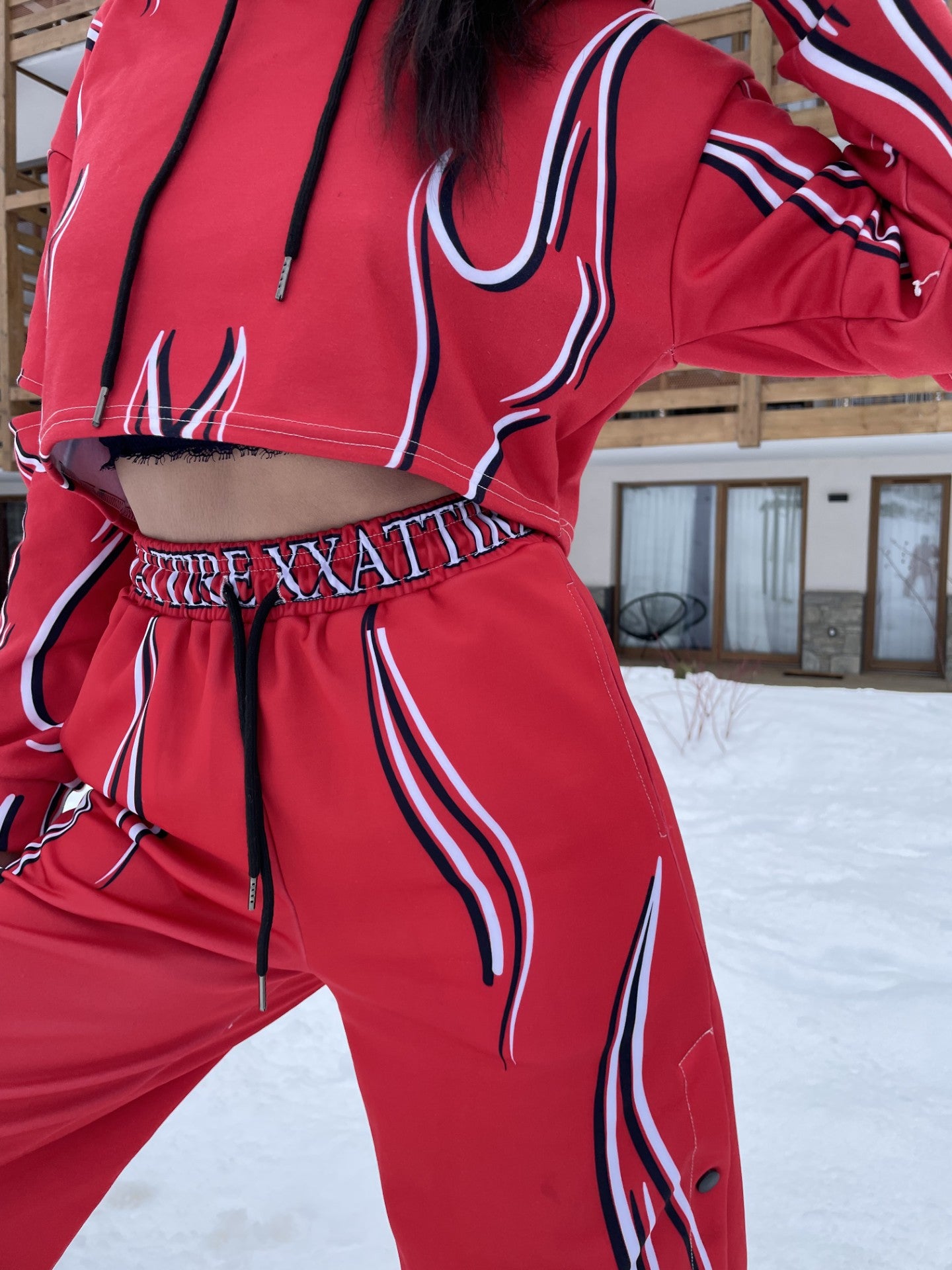 White Flame Unisex Joggers
